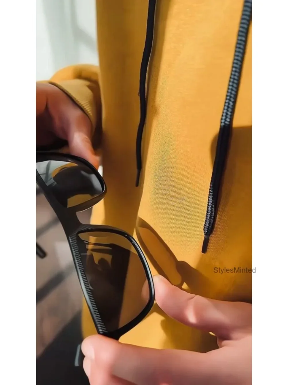 Polarized Sunglasses Men TR90 Frame UV400 Protection Square Sun Glasses